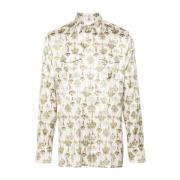 Witte Shirts voor Mannen Aw24 Givenchy , Beige , Heren