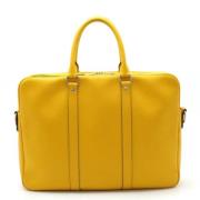 Pre-owned Leather louis-vuitton-bags Louis Vuitton Vintage , Yellow , ...