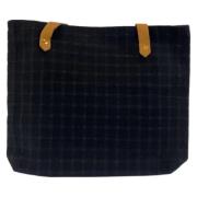 Pre-owned Canvas handbags Hermès Vintage , Blue , Dames