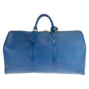 Pre-owned Leather louis-vuitton-bags Louis Vuitton Vintage , Blue , Da...