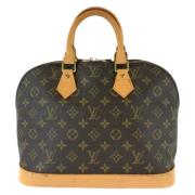 Pre-owned Canvas handbags Louis Vuitton Vintage , Brown , Dames