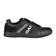 Sportieve Veterschoenen Zwart Contrast Logo GAS , Black , Heren