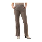 Flared Broek Clara 108 Bruin Fiveunits , Brown , Dames