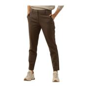 Bruine Crop Broek Kylie Fiveunits , Brown , Dames