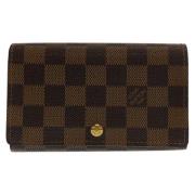 Pre-owned Canvas wallets Louis Vuitton Vintage , Brown , Dames