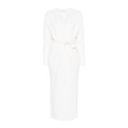 Witte Wol-Kasjmier Trui met Riem Max Mara , White , Dames