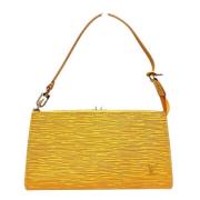 Pre-owned Leather louis-vuitton-bags Louis Vuitton Vintage , Yellow , ...