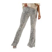 Flora Paillet Flared Broek Josh V , Gray , Dames