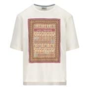 Casual T-shirt voor mannen Luis Trenker , White , Dames