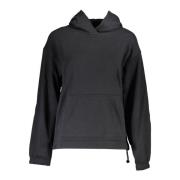 Zwarte hoodie met centrale zak Calvin Klein , Black , Heren