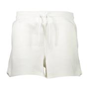 Sportieve witte dames shorts met elastische taille K-Way , White , Dam...