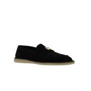 Logo loafers in Vitello leer Dolce & Gabbana , Black , Dames