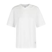 Casual Loose Fit T-Shirt Adidas by Stella McCartney , White , Dames