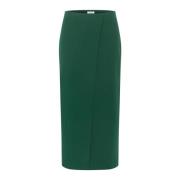 Elegante Rain Forest Rok Soaked in Luxury , Green , Dames