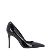 Zwarte Stiletto Schoenen met Love Birds Logo Pinko , Black , Dames