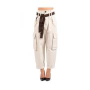 Damesbroek in trendy stijl Pinko , White , Dames