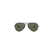 Klassieke Aviator Zonnebril Metaal Kristal Stijl Ray-Ban , Gray , Here...