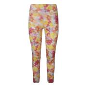 High-Waist Logo Leggings Adidas by Stella McCartney , Multicolor , Dam...