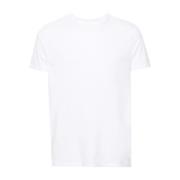 Luxe Katoenen T-shirt met Textuur Jersey Canada Goose , White , Heren