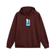 Hoodie met Stijl Vans , Brown , Heren