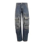 Verweerde Cargo Broek Golden Goose , Blue , Dames