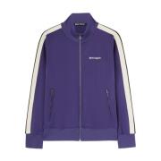 Paarse Sportjas met Zijstrepen Palm Angels , Purple , Heren