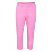 Cyclamen Capri Broek met Zakken Kaffe , Pink , Dames