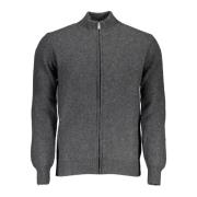 Grijze Cardigan met Lange Mouwen en Rits North Sails , Gray , Heren