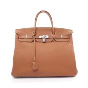 Pre-owned Leather handbags Hermès Vintage , Brown , Dames