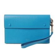 Pre-owned Leather celine-bags Celine Vintage , Blue , Dames