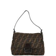 Pre-owned Canvas fendi-bags Fendi Vintage , Brown , Dames