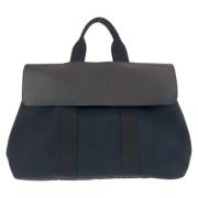 Pre-owned Leather totes Hermès Vintage , Black , Dames