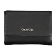 Damesportemonnee Zwart RFID-blokkering Calvin Klein , Black , Dames