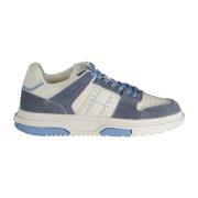 Sportieve Vetersneakers Blauw Contrast Logo Tommy Hilfiger , Blue , Da...