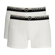 Heren Boxershorts Wit Trussardi , White , Heren