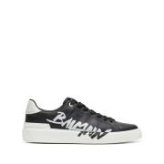 Zwarte Sneakers voor Mannen Balmain , Black , Heren