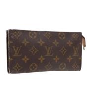 Pre-owned Canvas pouches Louis Vuitton Vintage , Brown , Dames