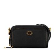 Pre-owned Leather dior-bags Dior Vintage , Black , Dames