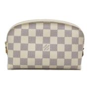 Pre-owned Coated canvas louis-vuitton-bags Louis Vuitton Vintage , Whi...