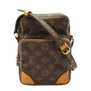 Pre-owned Canvas louis-vuitton-bags Louis Vuitton Vintage , Brown , Da...