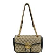 Pre-owned Canvas gucci-bags Gucci Vintage , Beige , Dames