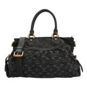 Pre-owned Denim louis-vuitton-bags Louis Vuitton Vintage , Black , Dam...