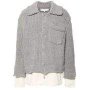 Gelaagd Overhemd Licht Grijs JW Anderson , Gray , Heren