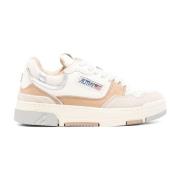 Witte Sneakers met Suède Inzetstukken Autry , Multicolor , Dames