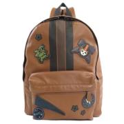 Pre-owned Leather backpacks Coach Pre-owned , Brown , Dames