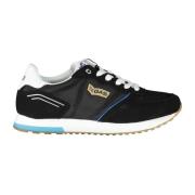 Sportieve Vetersneakers Zwart GAS , Black , Heren