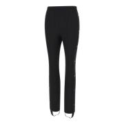 Zwarte Viscose Blend Broek 80s Stijl Iceberg , Black , Dames