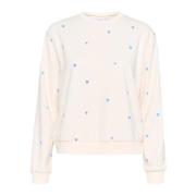 Ice Provence Harts Sweatshirt Saint Tropez , Beige , Dames