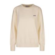 Witte Crew Neck Sweater Autry , White , Dames