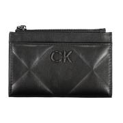 Zwarte Damesportemonnee met Rits Calvin Klein , Black , Dames